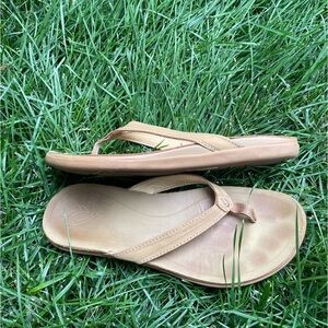 ‘Aukai OluKai Women’s Everyday Leather Sandals Flip Flops